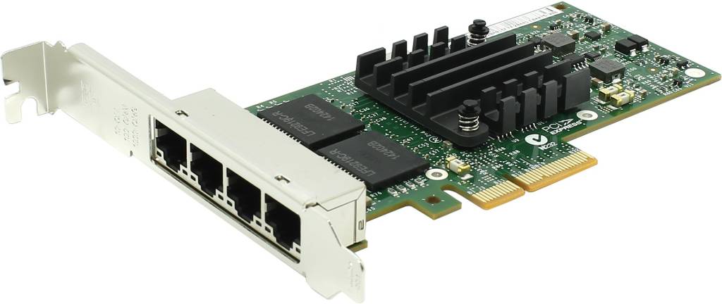    PCI-Ex4 Intel [E1G44HT] Gigabit Adapter Quad Port (OEM) 10/100/1000Mbps
