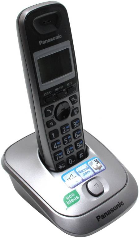 купить Радиотелефон Panasonic KX-TG2511RUM [Silver-Gray] (трубка с ЖК диспл.,DECT)