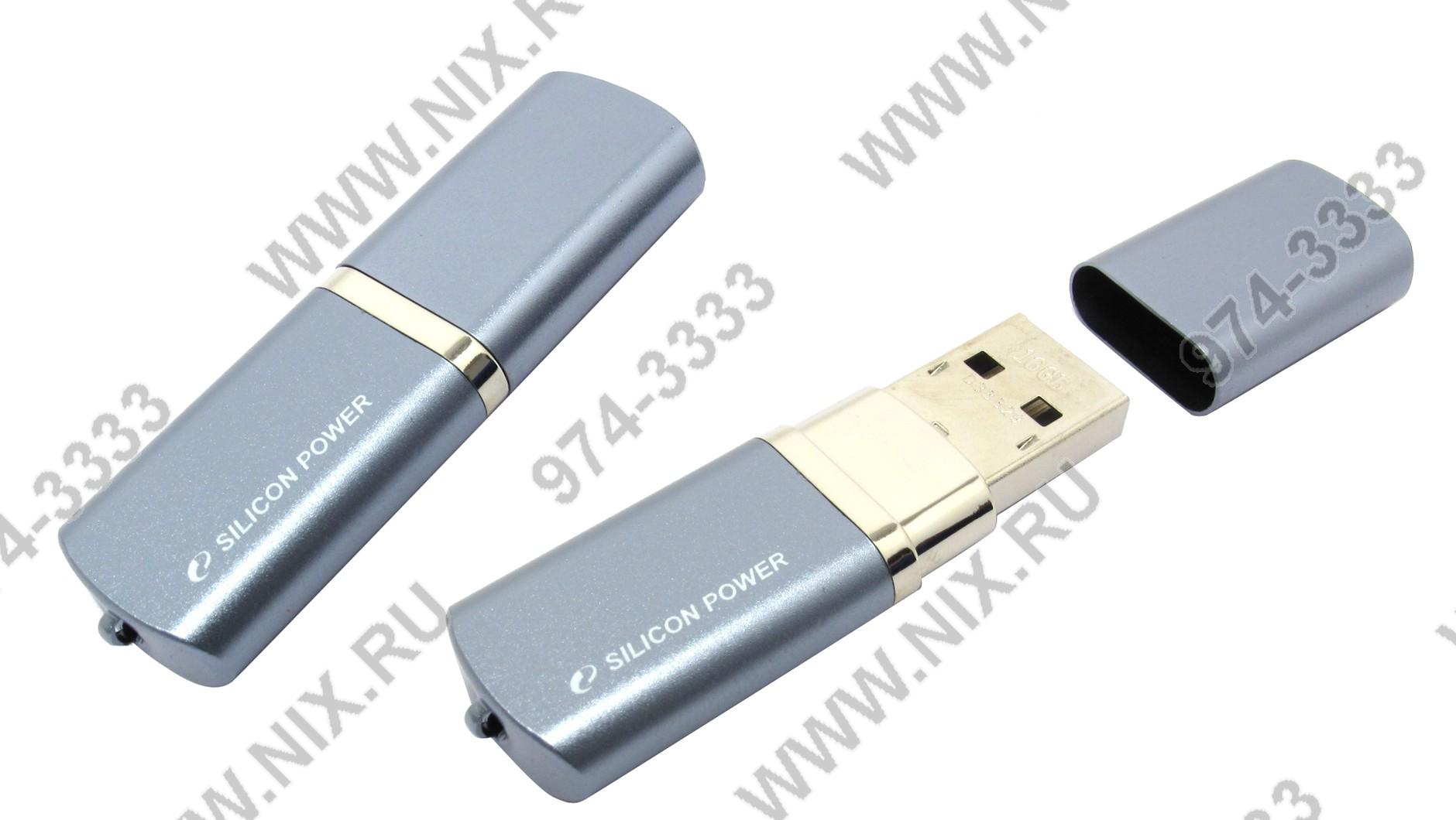   USB2.0 16Gb Silicon Power LuxMini 720 [SP016GBUF2720V1B] (RTL)