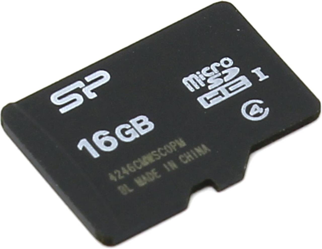    microSDHC 16Gb Silicon Power [SP016GBSTH004V10] Class 4