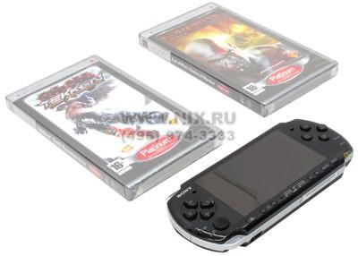    SONY [PSP-3008PB Piano Black+Tekken+God Of War] PlayStation Portable
