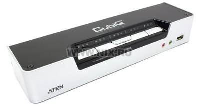 купить Переключатель KVM ATEN CubiQ [CS-1794] 4-port USB 2.0 HDMI(клав. USB+мышь USB+HDMI+Audio+Mic)(+4 ка