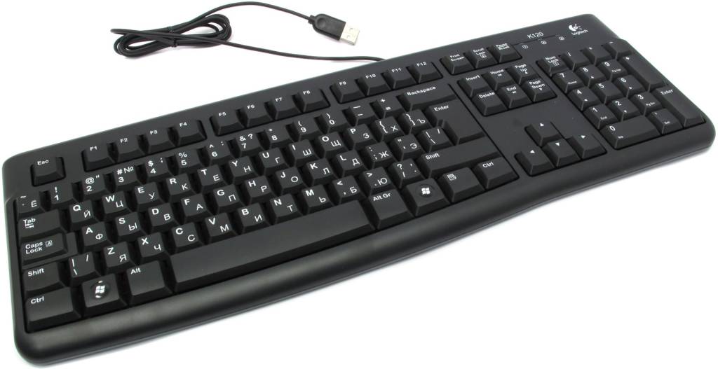 купить Клавиатура USB Logitech Keyboard K120 105КЛ [920-002506]