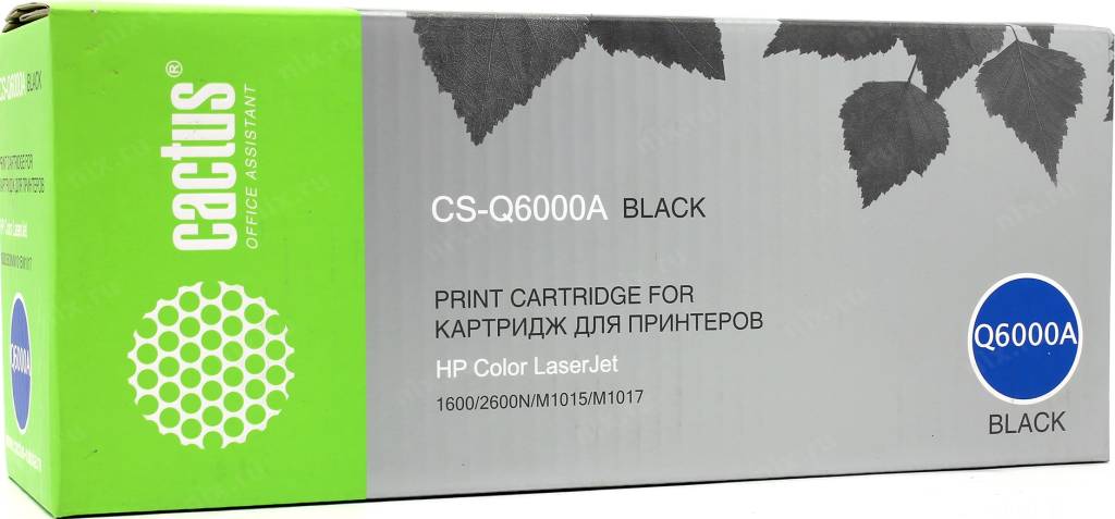  - HP Q6000A 124A Black  HP LJ 1600/2600/CM1015 MFP (Cactus) [CS-Q6000A]