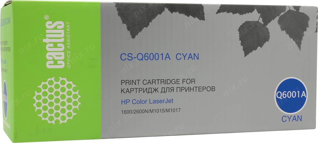  - HP Q6001A Cyan (Cactus)  HP LJ 1600/2600/CM1015 MFP [CS-Q6001A]