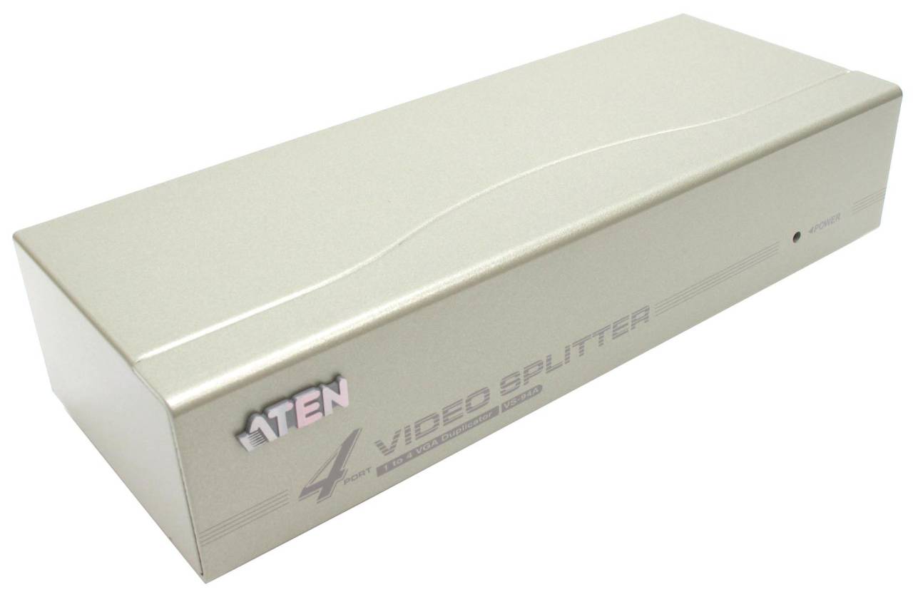  VGA 4-port Video Splitter (VGA15M+4xVGA15F)+.. ATEN [VS-94A-B]