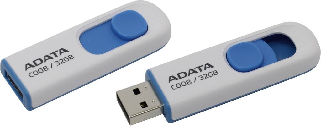   USB2.0 32Gb ADATA (AC008-32G-RWE)