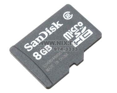    microSDHC  8Gb SanDisk Class2