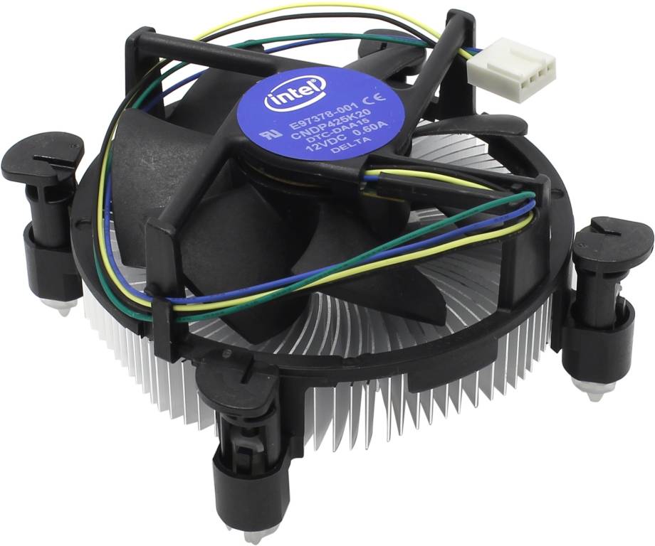    . Soc1155 Intel [97378-001/E41759-002] Cooler (4-pin,Cu+Al)