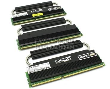    DDR3 DIMM  6Gb PC-12800 OCZ Reaper HPC [OCZ3RPR1600ULV6GK] KIT 3*2Gb 7-8-8