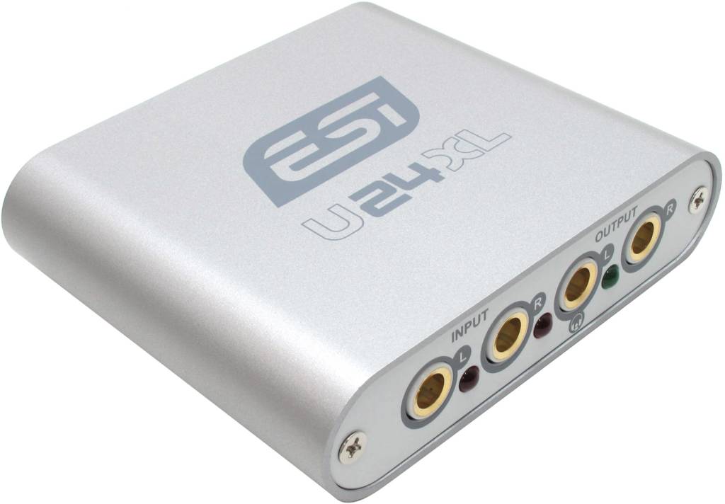    ESI U24XL (RTL) (Analog 2in/2out, S/PDIF in/out, U2.0)