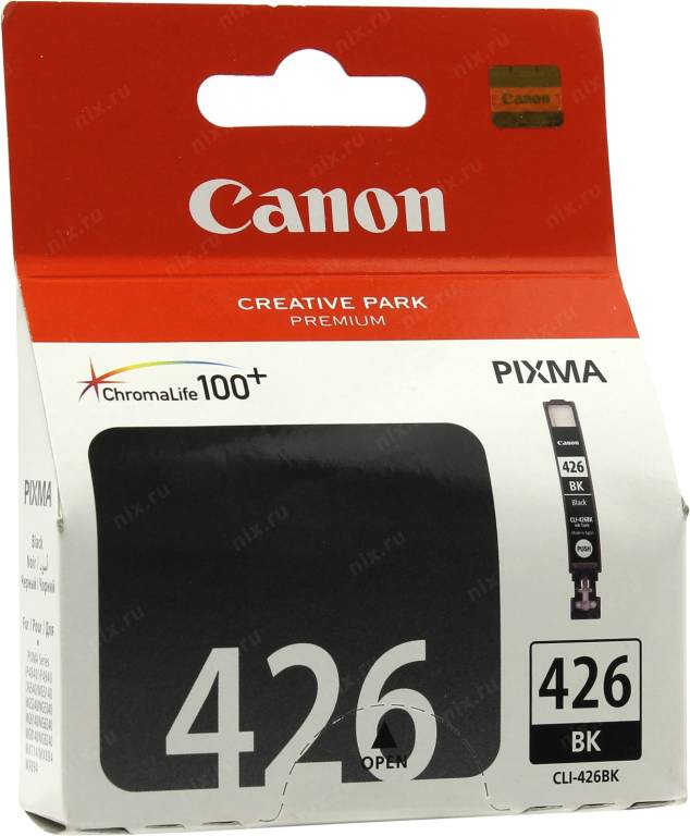 купить Картридж Canon CLI-426BK Black для PIXMA iP4840, MG5140/5240/6140/8140 4556B001