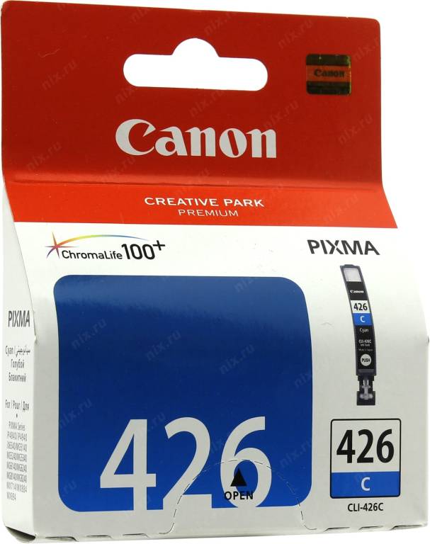 купить Картридж Canon CLI-426C Cyan для PIXMA iP4840, MG5140/5240/6140/8140 4557B001