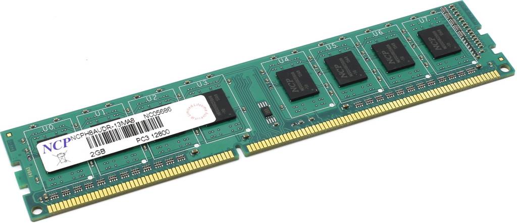    DDR3 DIMM  2Gb PC-12800 NCP