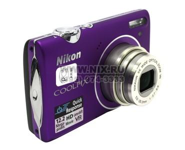    Nikon CoolPix S5100[Purple](12.2Mpx,28-140mm,5x,F2.7-6.6,JPG,SDHC,2.7,USB2.0,AV,Li-