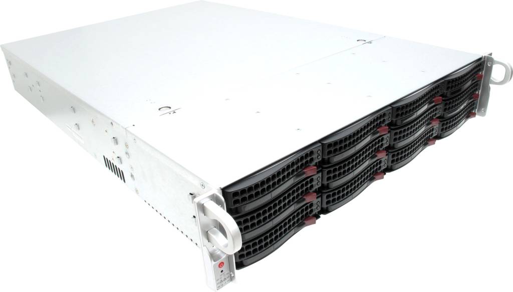   E-ATX Server Case SuperMicro [CSE-826E16-R1200LPB]Black 12xHotSwap SAS/SATA, 800W HS(24+8+4