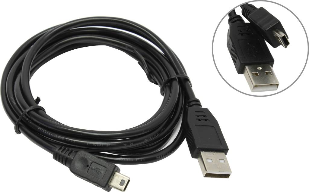 купить Кабель USB 2.0 AM -- > mini-B 5P 1.8м Telecom