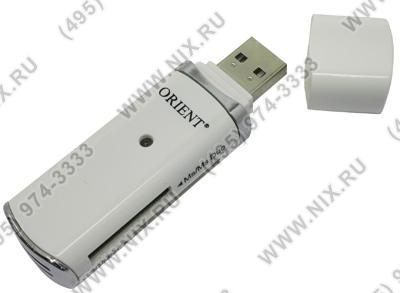   USB2.0 Orient [CR-010] MMC/SD/microSD/MS(PRO/M2/Duo) Card Reader/Writer