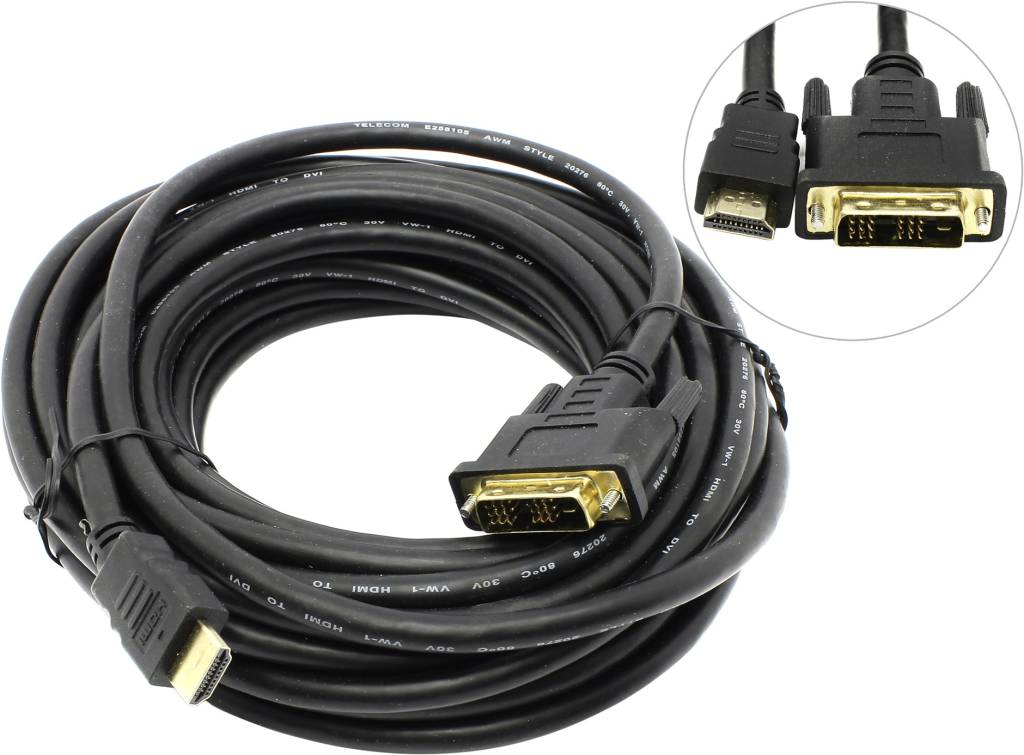   HDMI to DVI-D Single Link (19M -19M) 10.0 Telecom