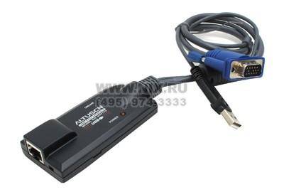 купить Адаптер KVM Adapter Cable ATEN ALTUSEN [KA7170-B] USB  (USB A+VGA15M- >RJ-45)