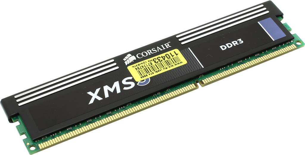   DDR3 DIMM  4Gb PC-10600 Corsair XMS3 [CMX4GX3M1A1333C9]