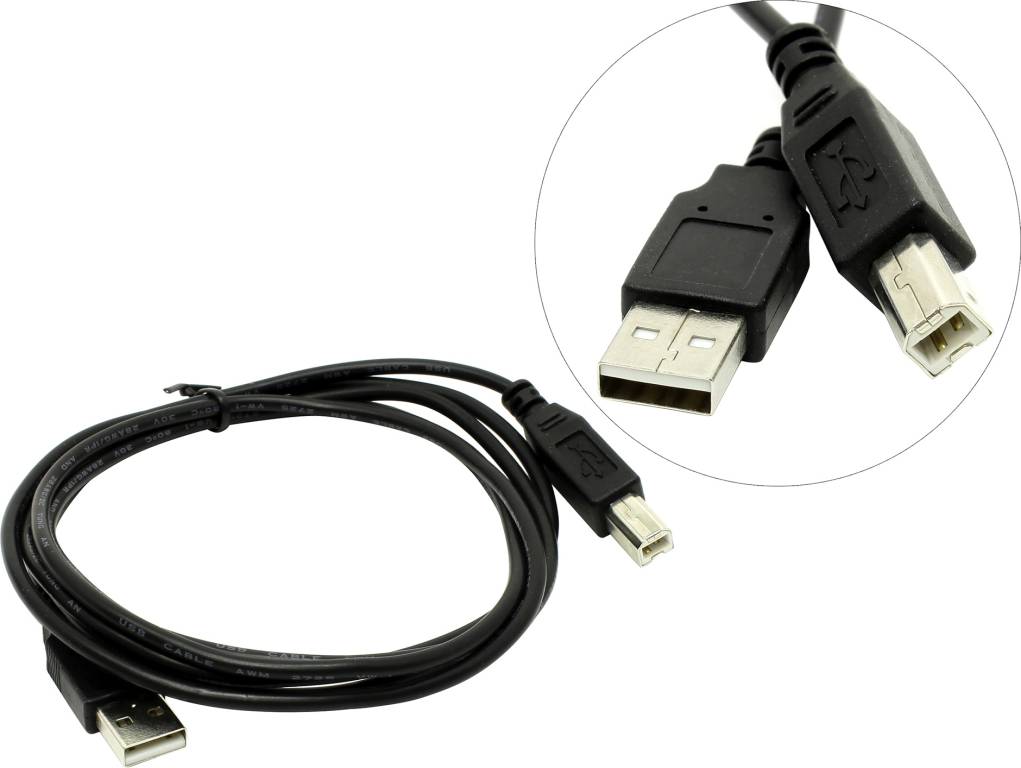купить Кабель USB 2.0 AM -- >B 1.8м