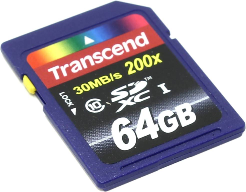    SDXC 64Gb Transcend [TS64GSDXC10] Class10