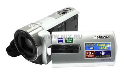    SONY DCR-SX45E[Silver]Digital Handycam Video Camera(0.8Mpx,60xZoom,,3.0,MS Du