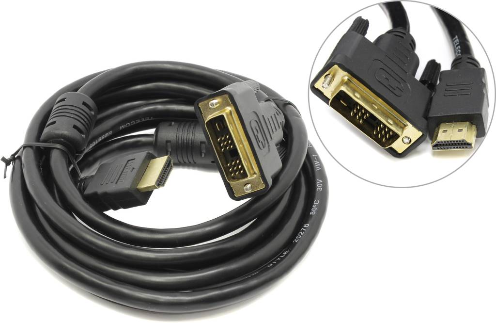  HDMI to DVI-D Single Link (19M -19M)  3.0  Telecom (2 )