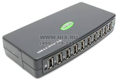   USB2.0 HUB 10-port STLab U-500 ()+ ..