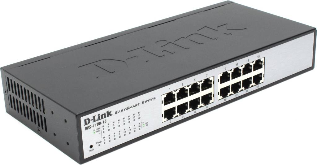  16-. D-Link [DES-1100-16] Switch 16 port ( 10/100Mbps)