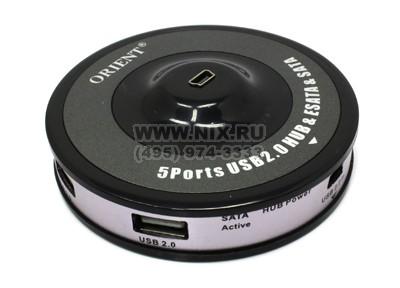   USB2.0 HUB 5-port, eSATA, SATA Orient [UH152]