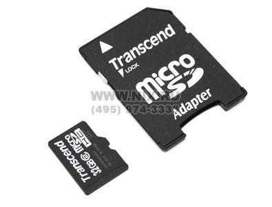    microSDHC 32Gb Transcend [TS32GUSDHC2] Class2+microSD-