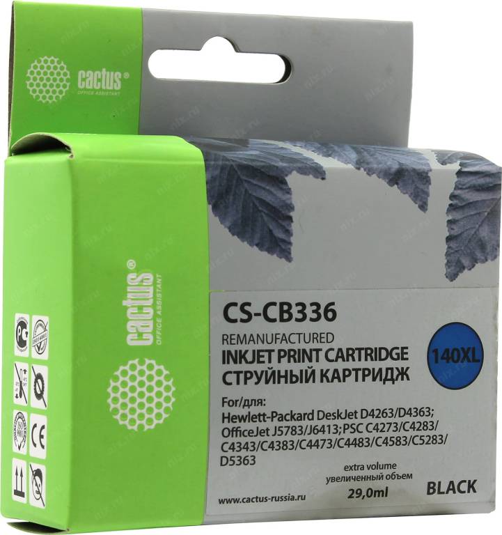   HP CB336HE 140XL  PhotoSmart C5283 Black  (Cactus) [CS-CB336]