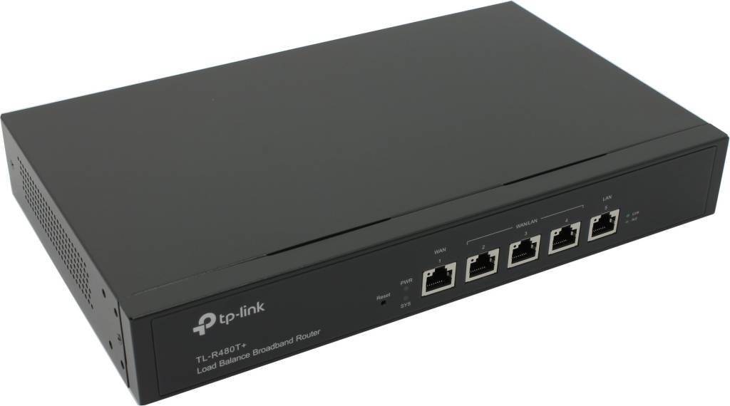   TP-LINK[TL-R480T+]Load Balance Broadband Router(3UTP/WAN 10/100Mbps,1UTP,1WAN,RS-232)