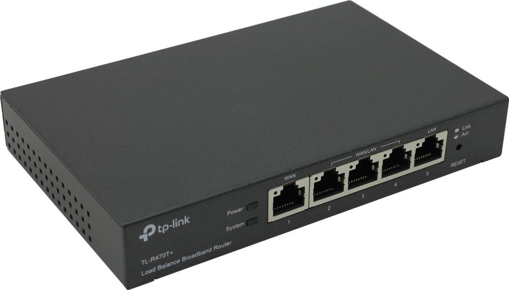   TP-LINK [TL-R470T+] Load Balance Broadband Router(3UTP/WAN 10/100Mbps, 1UTP, 1WAN)
