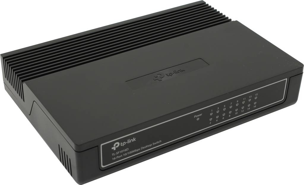   16-. TP-LINK [TL-SF1016D] 16-Port 10/100Mbps Desktop (16UTP 10/100Mbps)