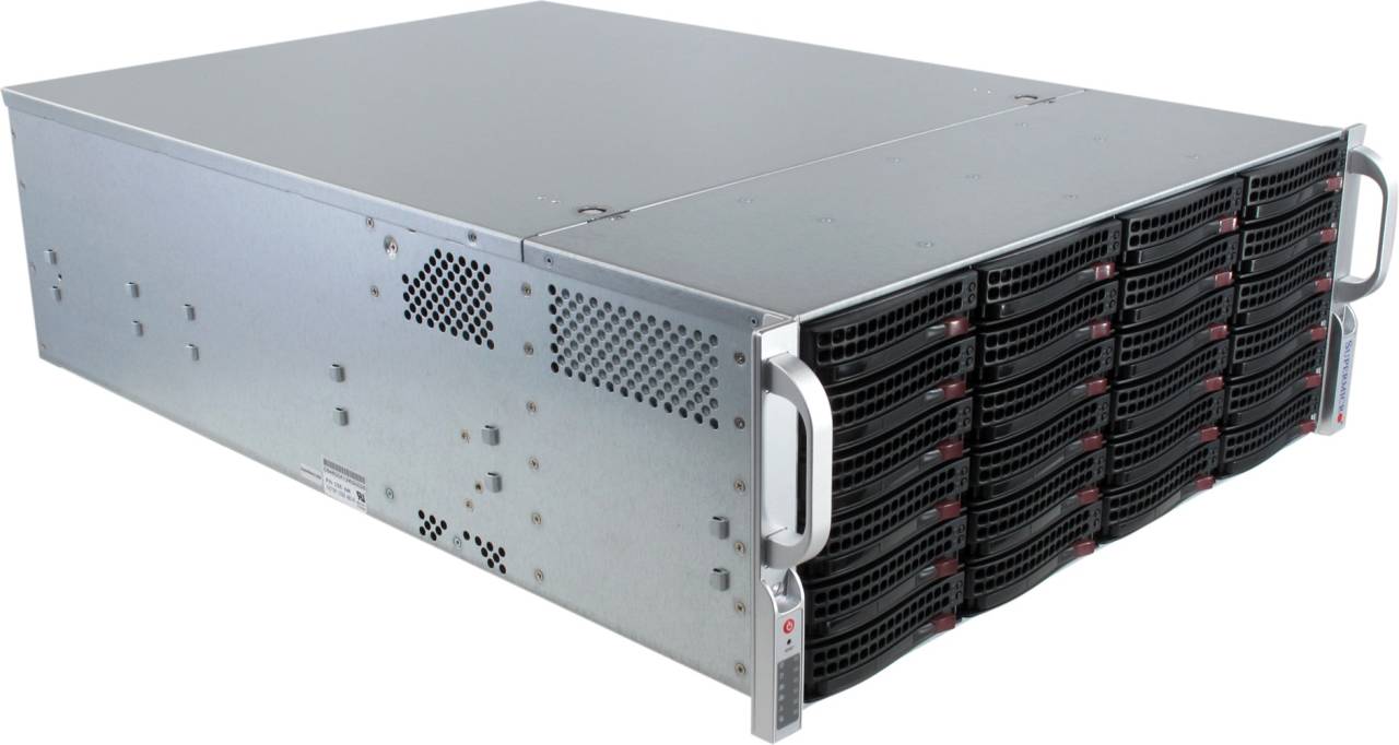   E-ATX Server Case SuperMicro [CSE-846TQ-R1200B]Black 24xHotSwap SAS/SATA, 1200WHS(24+8+4