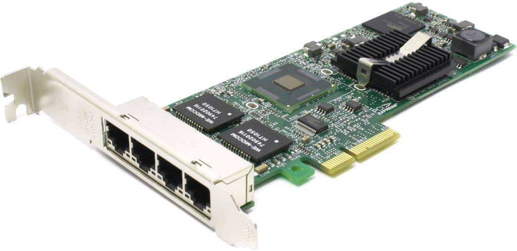    PCI-Ex4 Intel [E1G44ET2] Gigabit Adapter Quad Port (OEM) 10/100/1000Mbps