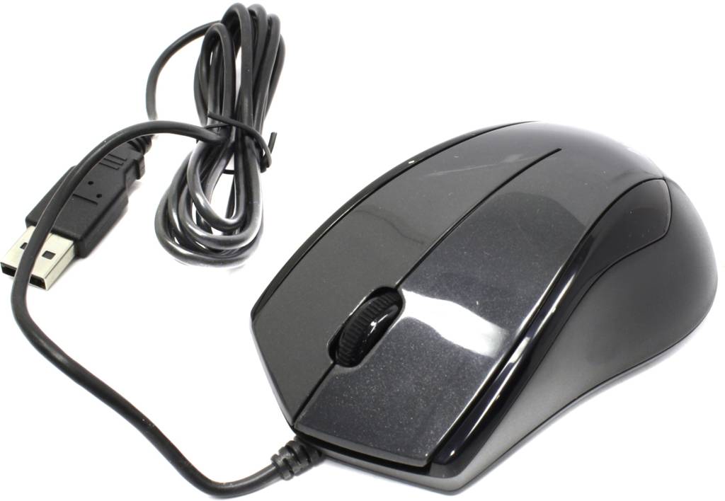   USB A4-Tech V-Track Mouse [N-400-1 Glossy Grey] (RTL) 3.( )