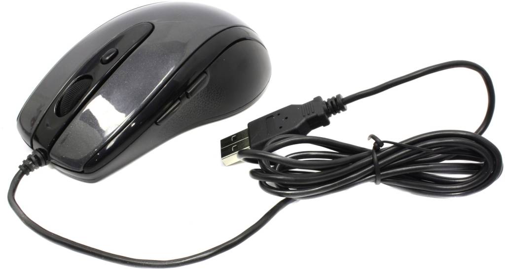   USB A4-Tech V-Track Mouse [N-708X-1 Glossy Grey] (RTL) 6.( )
