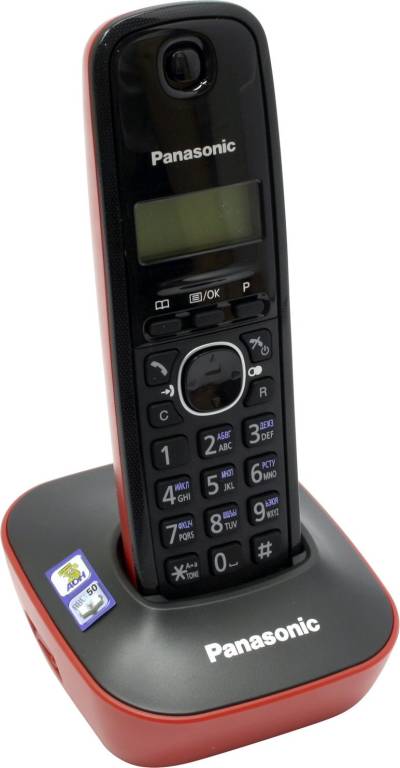 купить Радиотелефон Panasonic KX-TG1611RUR [RUR] (трубка с ЖК диспл.,DECT)