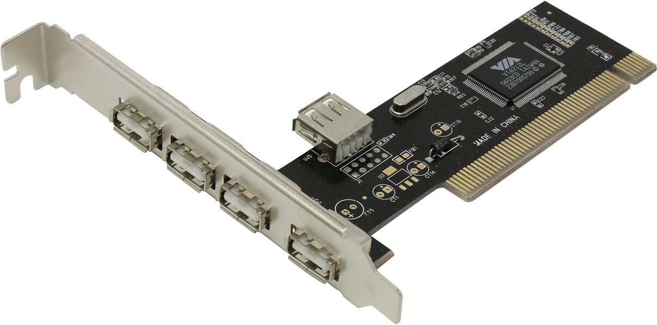   PCI USB 2.0, 4 port-ext, 1 port-int Orient DC-602 (OEM)