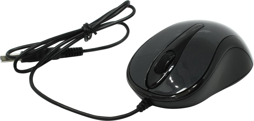   USB A4-Tech V-Track Mouse [N-350-1 Glossy Grey] (RTL) 3.( ), 