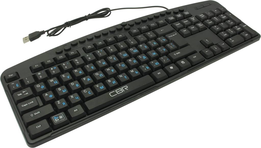 купить Клавиатура USB CBR [KB-340GM] Black 104КЛ+13КЛ М/Мед