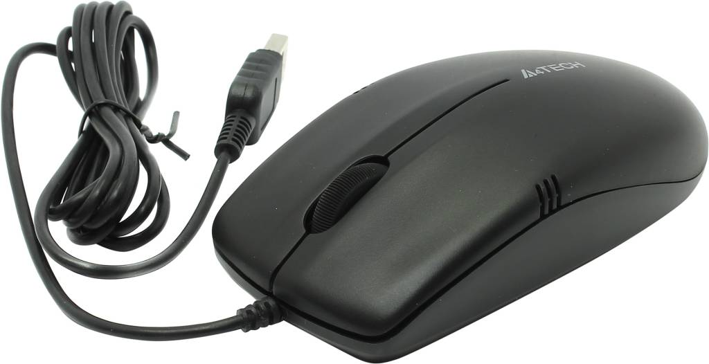   USB A4-Tech Optical Wheel Mouse [OP-530NU-Black] (RTL) 3.( )