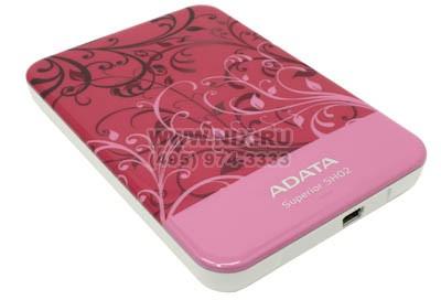    ADATA [ASH02-1TU-CPK] Superior SH02 Pink USB2.0 Portable 2.5 HDD 1Tb EXT (RTL)