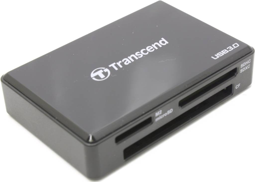   USB3.0 Transcend [TS-RDF8K] CF/SDXC/microSDHC/MS(XC/Pro/Duo/M2) Card Reader/Writer