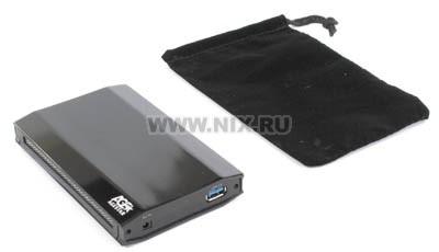    USB3.0  . 2.5 SATA HDD AgeStar [3UB2O6-Black] (Al)