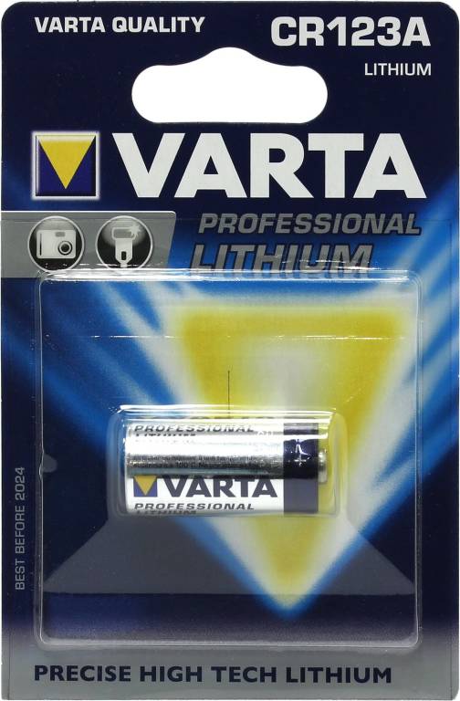  .  VARTA 6205 Lithium Photo CR123A 3V